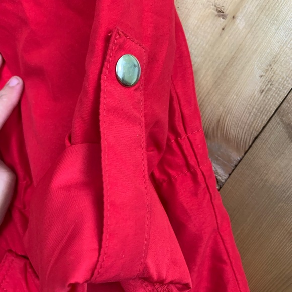 Red linen style jacket - Picture 2 of 3